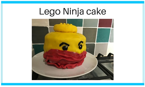 lego head cake
